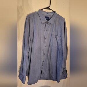Tommy Bahama Gray Casual Button-Down Shirt Size XXL